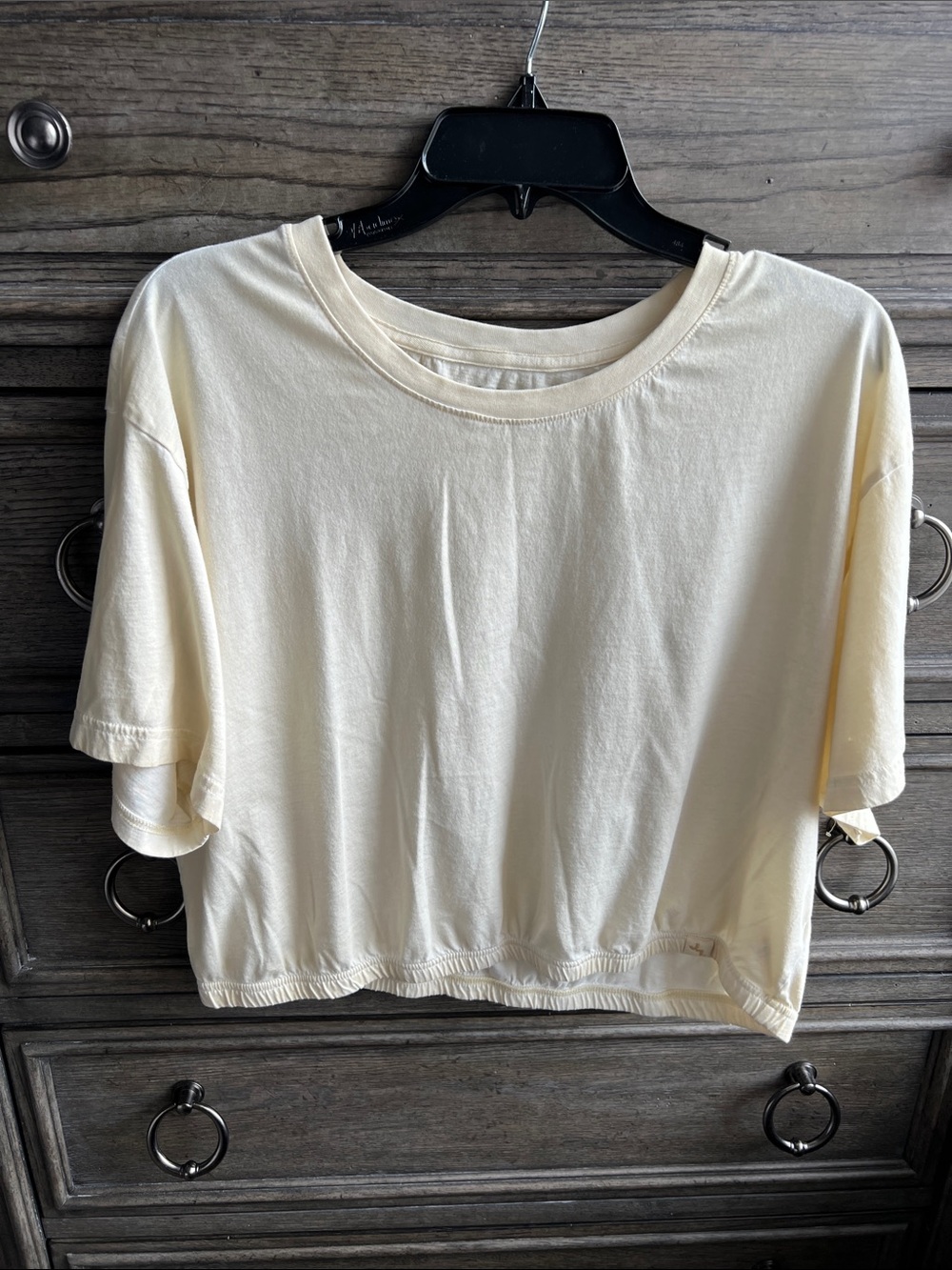 Joy Lab size XL Light Yellow/Cream t-shirt